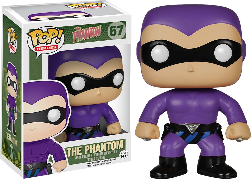 アメコミ FUNKO POP! THE PHANTOM 67 Funko Pop! Heroes - The Phantom #67 - The Phantom – Simply Toys