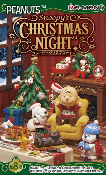 Re-ment Snoopy Christmas Night (Set of 8)