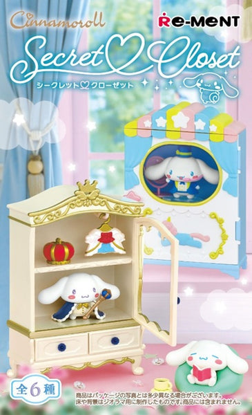 Re-ment Cinnamoroll Secret Closet (Set of 6)