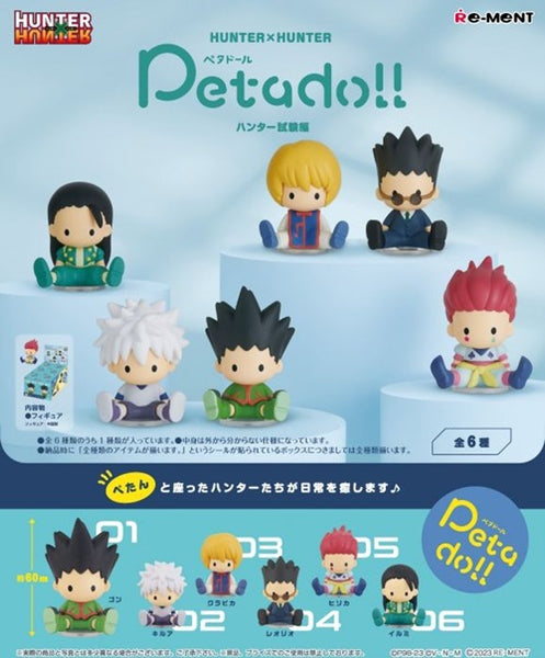 Re-ment Hunter x Hunter petadoll Collection (Set of 6)