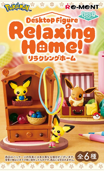 Re-Ment Pokemon Desktop Relaxing Home (Set of 6) - Simply Toys
