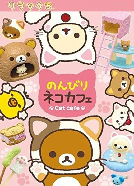 Re-ment Rilakkuma Cat Cafe (Set of 8) - Simply Toys