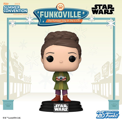 Funko Pop! Star Wars #659 - Young Leia (w/Lola) (Summer Convention 2023 International Exclusive)