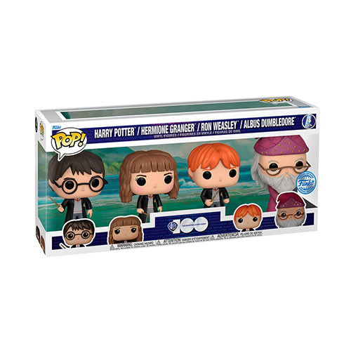 Funko Pop! Harry Potter -  Harry, Hermione, Ron & Dumbledore (4 Pack) (International Exclusive)