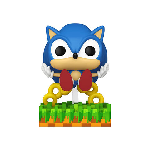 Funko Pop! Games - Sonic the Hedgehog  #918 - Sonic (Ring Scatter) (International Exclusive)