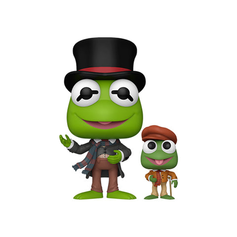 Funko Pop! Disney: Pop & Buddy - The Muppet Christmas Carol #1457 - Bob Cratchit (Kermit) (w/Tiny Tim)