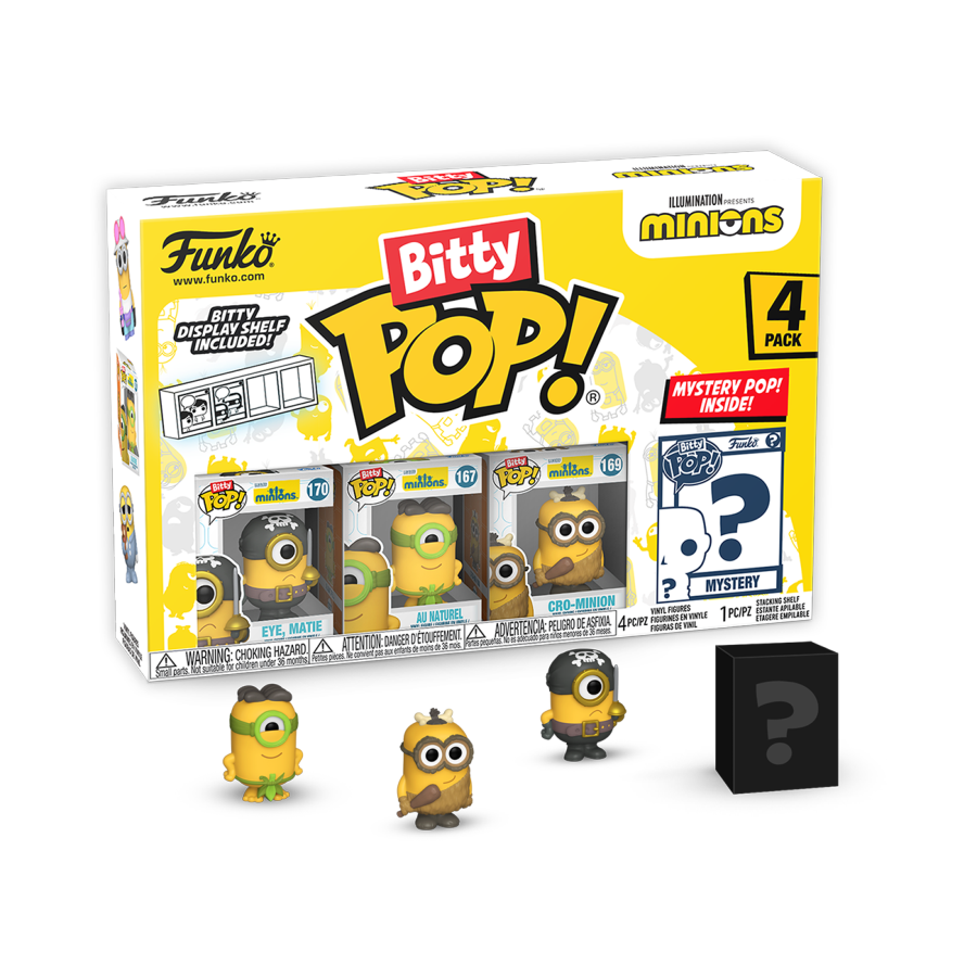 Funko Bitty Pop – Minions - Eye Matie (4 Pack)