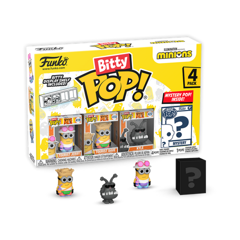 Funko Bitty Pop – Minions - Tourist Jerry (4 Pack)