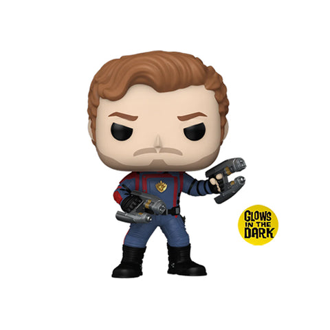 Funko Pop : Guardians Of The Galaxy 3 #1201 - Star-Lord (Glow) (International Exclusive)