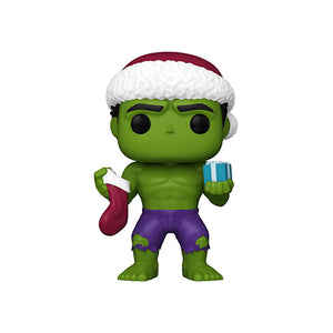 Funko Pop! Marvel: Holiday #1321 - Hulk (w/Santa Hat) (International Exclusive)