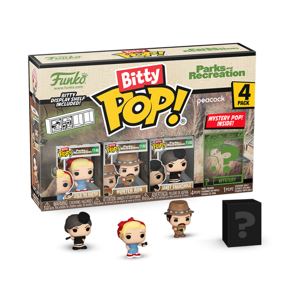 Funko Bitty Pop – Parks and Recreation - Leslie (Riveter) (4 Pack)