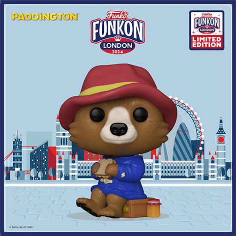 Funko Pop! Movies: Paddington #1480 - Paddington (w/Sandwich) (London Funkon 2024) (International Exclusive)