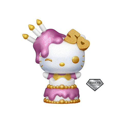 Funko Pop! Sanrio - Hello Kitty 50th #75 - Hello Kitty (Cake) (Diamond Glitter) (International Exclusive)