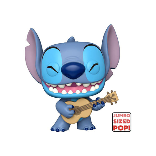 Funko Pop! Jumbo: Lilo & Stitch #1419 - Stitch (w/Ukulele) (internatio ...