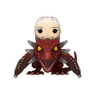 Funko Pop! Rides Deluxe: House of the Dragon #124 - Rhaenys Targaryen (w/Meleys)