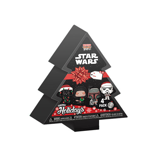 Funko Pocket Pop! Christmas '24 -  Star Wars (4 Pack)