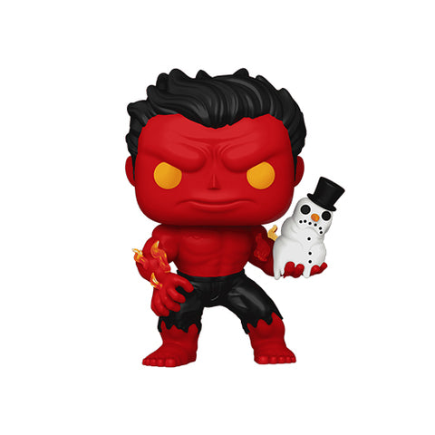 Funko Pop! Marvel: Holiday #1439 - Red Hulk (w/Snowman)