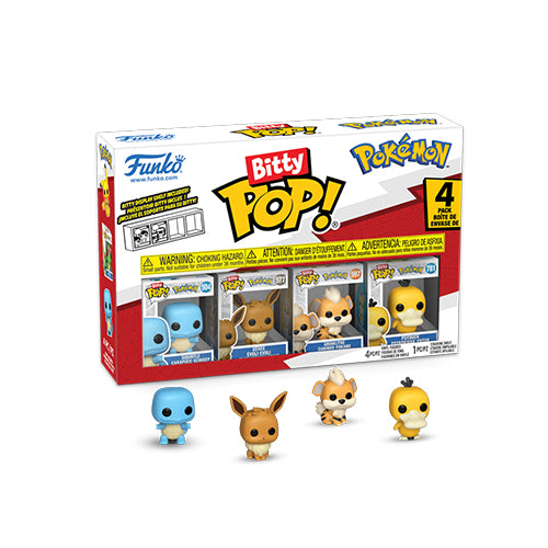 Funko Bitty Pop: Pokemon - Set of Four Packs (4 Bittys per pack)