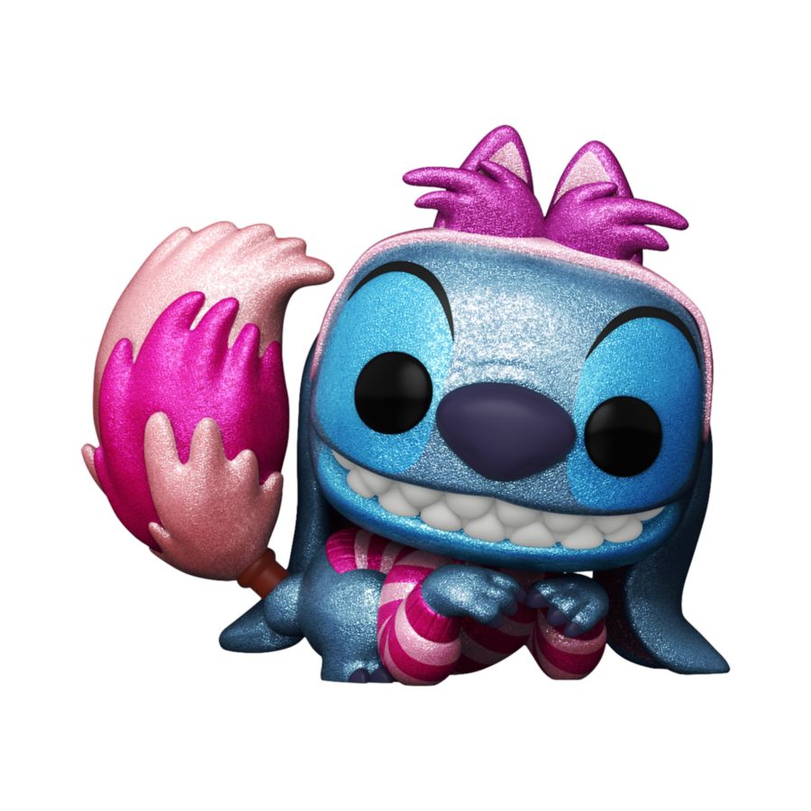 Funko Pop! Disney - Stitch in Costume #1460 - Stitch As Cheshire Cat (Diamond Glitter) (International Exclusive)