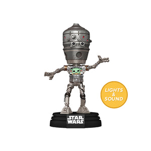 Funko Pop! Deluxe: Mandalorian #720 - IG-12 (w/Grogu) (Lights & Sound) (International Exclusive)