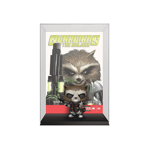 Funko Pop! Comic Cover #59: Guardians of the Galaxy #3 - Rocket Racoon (International Exclusive)