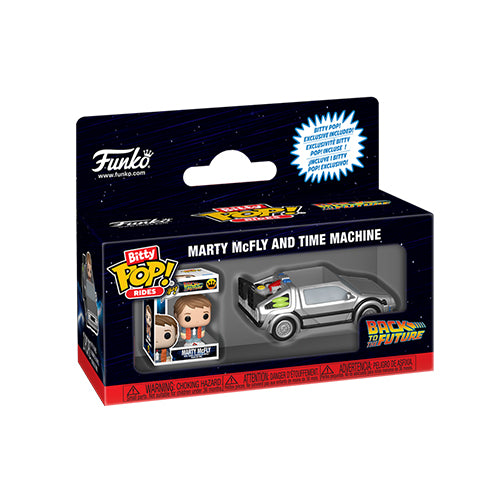 Funko Bitty Pop! Ride: Back to the Future - Marty McFly (w/Time Machine)