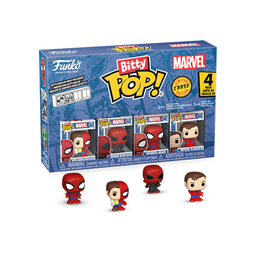 Funko Bitty Pop: Spider-Man - Set of Four Packs (4 Bittys per pack