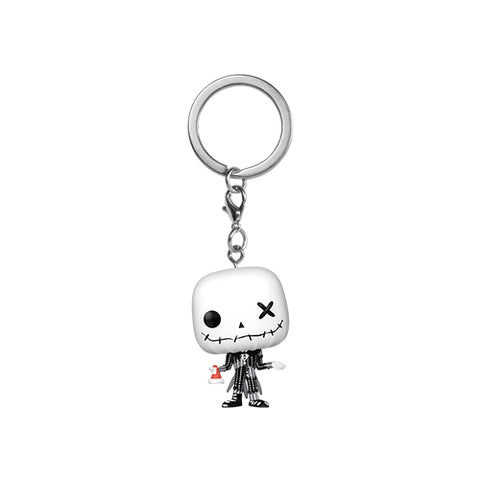 Funko Pop! Keychain: The Nightmare Before Christmas - Jack Skellington (Patchwork)