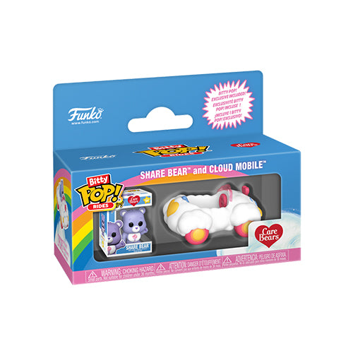 Funko Bitty Pop! Ride: Care Bear - Share Bear (w/Cloud Mobile)