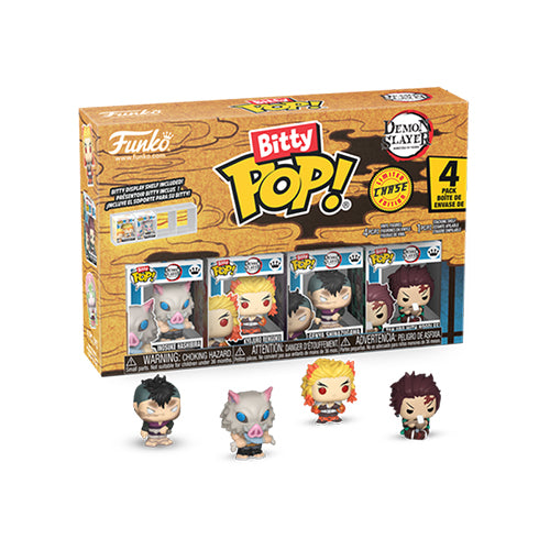 Funko Bitty Pop: Demon Slayer -  Inosuke Hashibira (4 Pack)
