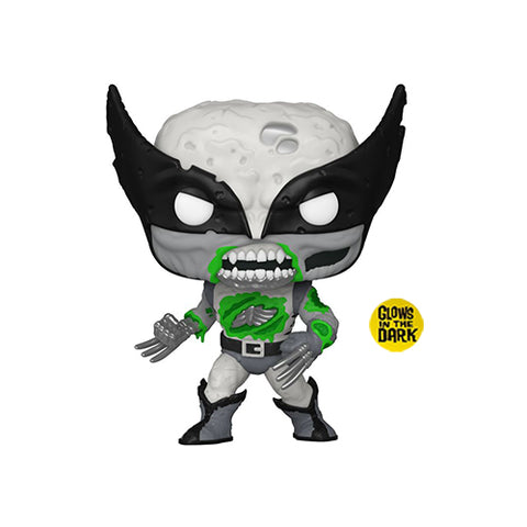 Funko Pop! Marvel: Zombies #662 - Zombie Wolverine (Glow in the Dark) (International Exclusive)