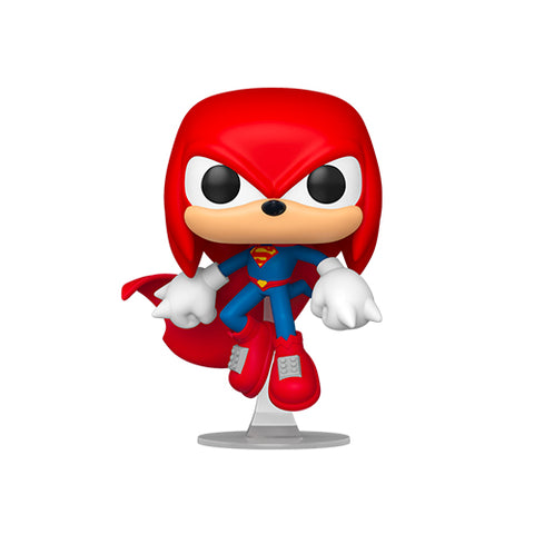 Funko Pop! Heroes: Justice League X Sonic the Hedgehog #596 - Knuckles (as Superman) (International Exclusive)