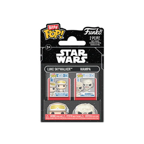 Funko Bitty Pop: Star Wars : Empire Strikes Back - Luke Skywalker & Wampa (2 Pack)