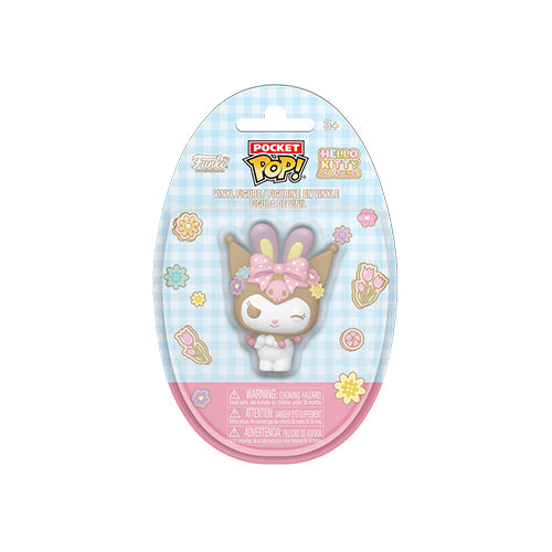 Funko Pocket Pop! Egg: Hello Kitty & Friends (Spring) - Kuromi (w/Bunny Ears) - Simply Toys