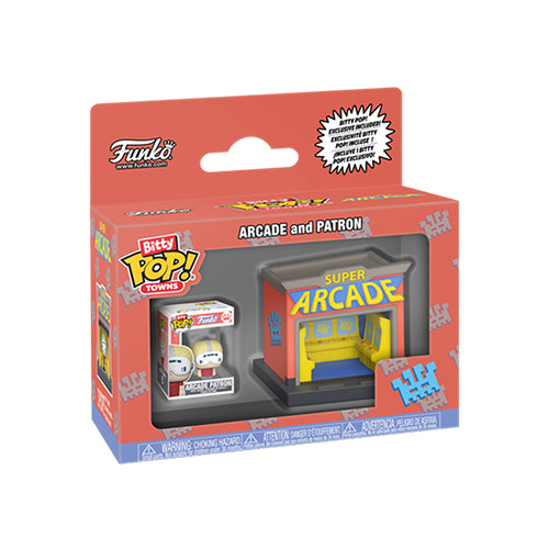 Funko Bitty Town: Bitty City - Arcade & Patron - Simply Toys