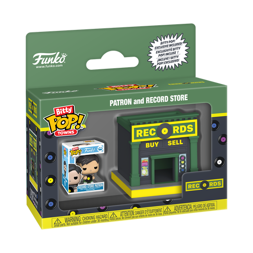 Funko Bitty Town: Bitty City - Record Store & Patron - Simply Toys