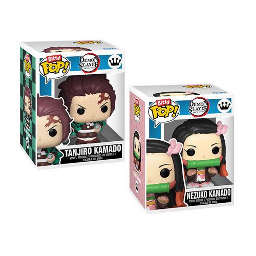 Funko Bitty Pop: Demon Slayer - Tanjiro Kamado & Nezuko Kamado (2 Pack)
