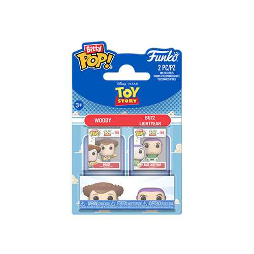 Funko Bitty Pop: Toy Story - Woody & Buzz (2 Pack)