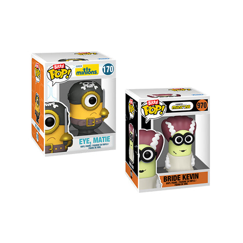 Funko Bitty Pop: Minions - Bride Kevin & Tourist Dave (2 Pack) - Simply Toys