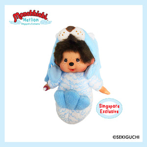 Monchhichi x Merlion Plush S - Girl (Blue)