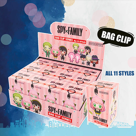 Sunrisepop: Spy X Family Series 1 - 3D Foam Bag Clip