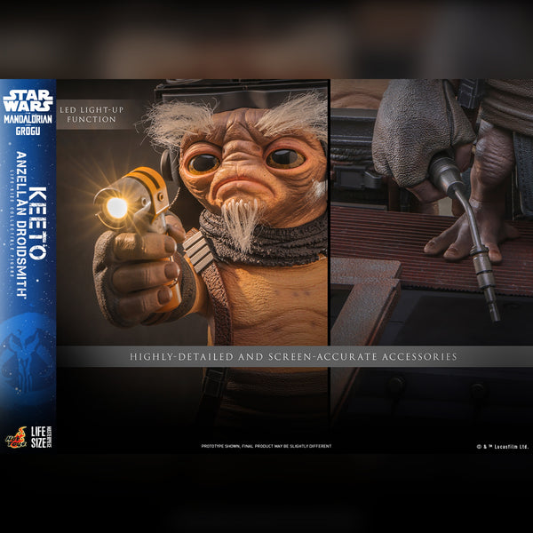 [PRE-ORDER DEPOSIT] Hot Toys - LMS018 Star Wars M&G - Keeto (Anzellan Droidsmith™) Life Sized Figure