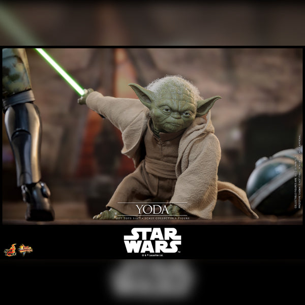[PRE-ORDER DEPOSIT] Hot Toys - MMS878 Star Wars RoTS Yoda Sixth Scale Figure - Simply Toys