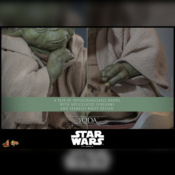 [PRE-ORDER DEPOSIT] Hot Toys - MMS878 Star Wars RoTS Yoda Sixth Scale Figure - Simply Toys