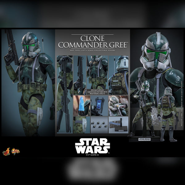 [PRE-ORDER DEPOSIT] Hot Toys - MMS877 Star Wars RotS Commander Gree Sixth Scale Figure - Simply Toys
