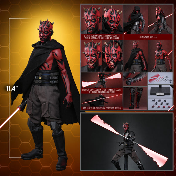 [PRE-ORDER DEPOSIT] Hot Toys - TMS187 Star Wars Maul - Shadow Lord - Maul Scale Figure - Simply Toys