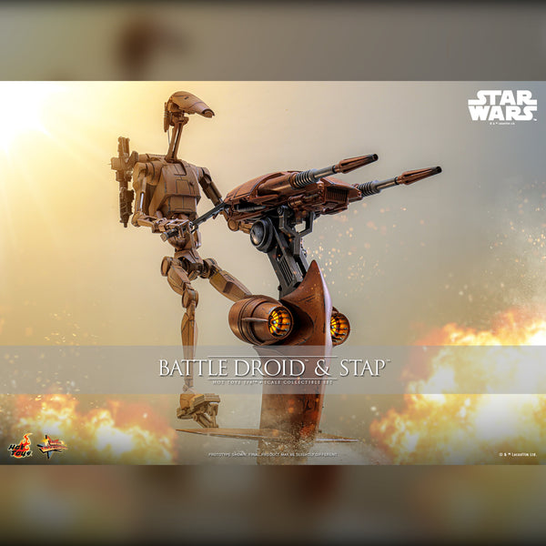 [PRE-ORDER DEPOSIT] Hot Toys - MMS887 Star Wars TPM - Battle Droid and STAP Sixth Scale Figure Set
