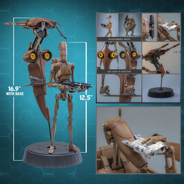 [PRE-ORDER DEPOSIT] Hot Toys - MMS887 Star Wars TPM - Battle Droid and STAP Sixth Scale Figure Set