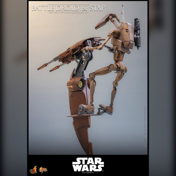[PRE-ORDER DEPOSIT] Hot Toys - MMS887 Star Wars TPM - Battle Droid and STAP Sixth Scale Figure Set
