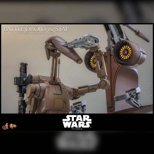 [PRE-ORDER DEPOSIT] Hot Toys - MMS887 Star Wars TPM - Battle Droid and STAP Sixth Scale Figure Set